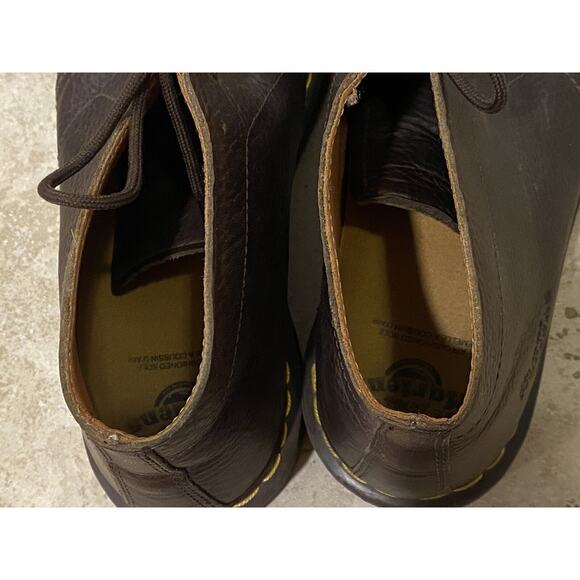 Dr Martens 1B61 Brown Leather Chukka Boots Men’s Size 13 Soft-Toe WORN 5X WOW - Picture 8 of 12